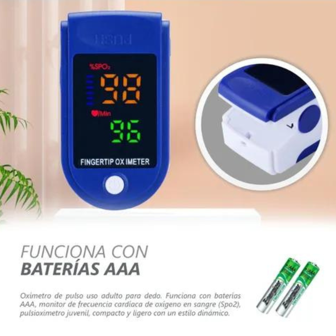 Oxímetro - Medidor de saturación de oxígeno y pulso
